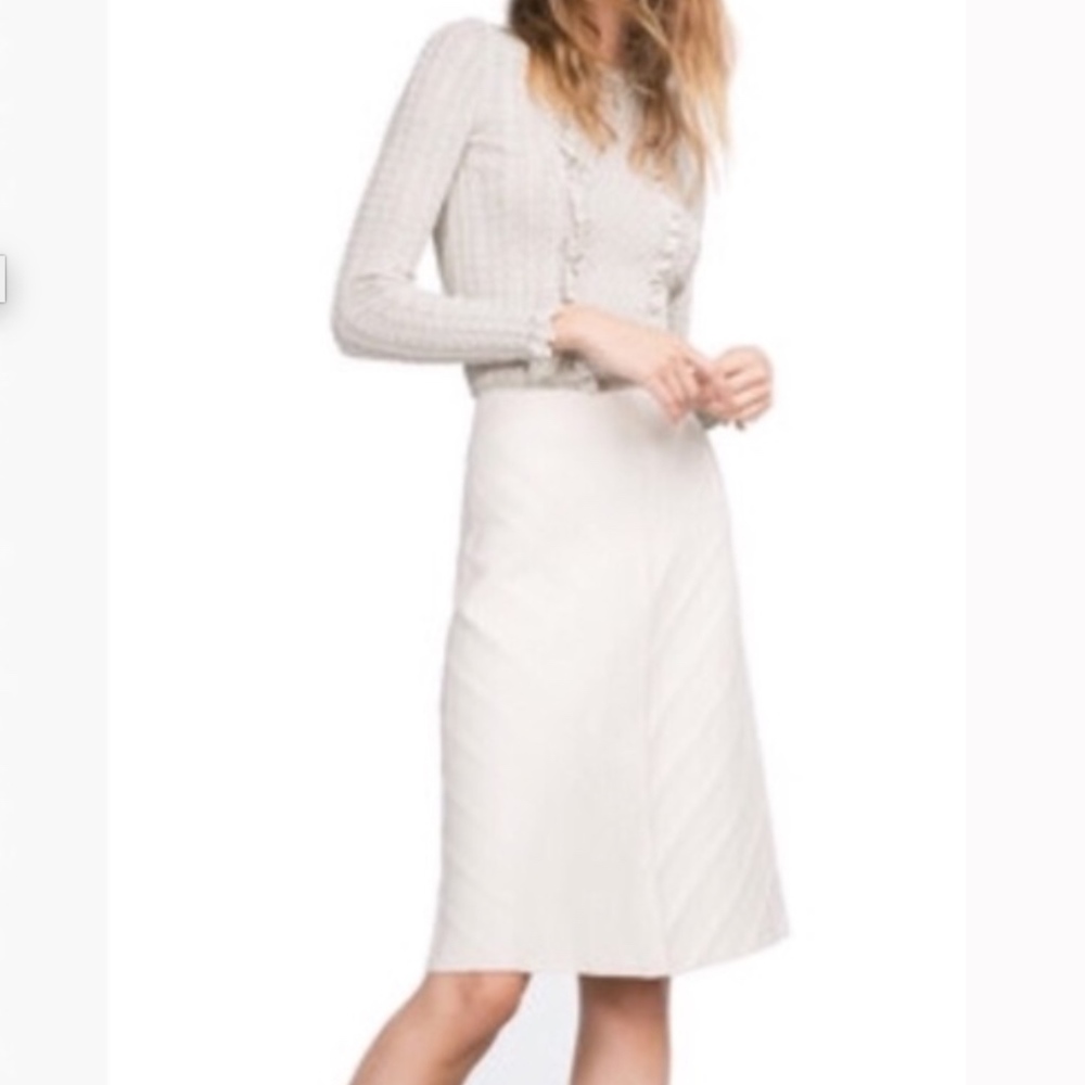 Zara Basic knit midi skirt